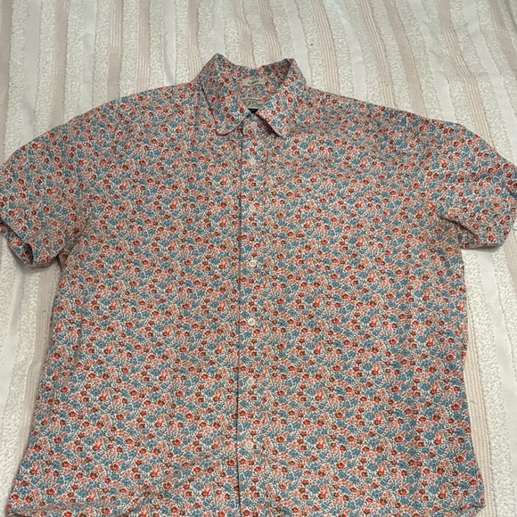 J. Crew Floral Print Men's Shirt - Picture 1 of 3